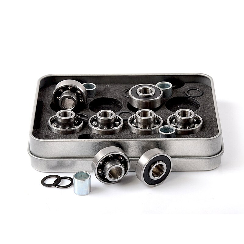 8 Piece / Set Of Ultra Fast Precision Skating Bearings Tight Lock Bearing for Skates Bearing Skateboard Scooter