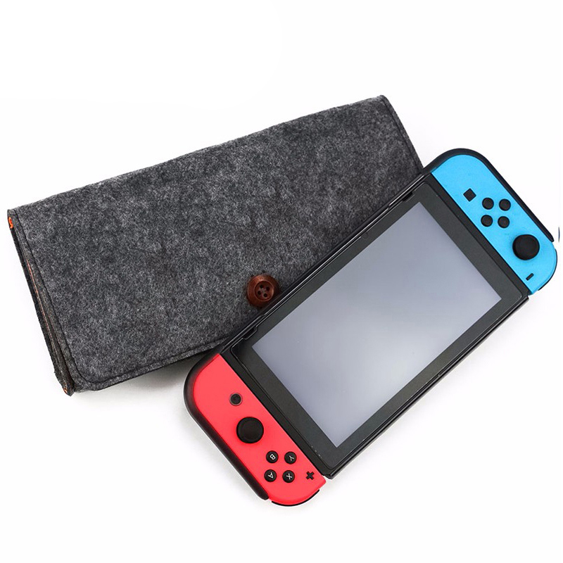 For Nintend Switch Case NS EVA Game Console Carry Storage Bag Shockproof Portable Soft Protective Case Cover For Nintendo Switch: Dark Gray