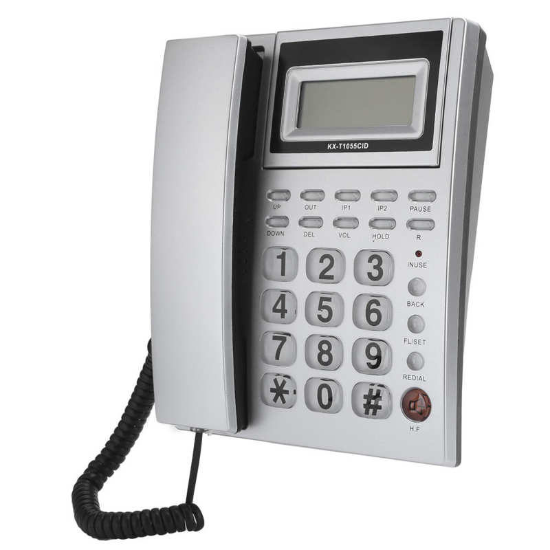 Vaste Telefoon Met Grote Knop Desktop Snoer Vaste Telefoon Met Dtmf/Fsk Dual Systeem Caller Id Display Voor Thuis kantoor