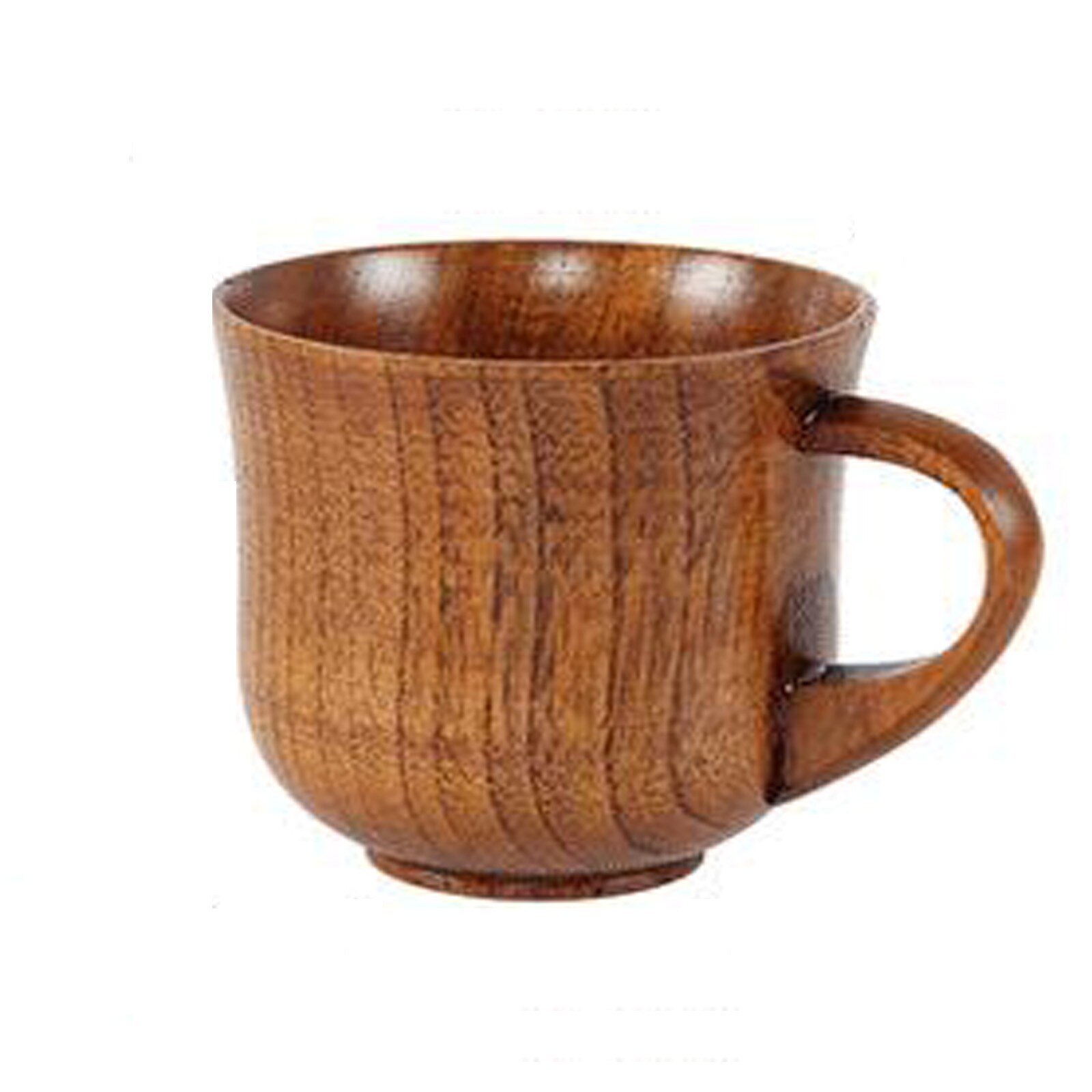 Vasos grandes de madera para el vientre hechos a mano, tazas de madera Natural para Cerveza, Té, café, leche, agua, Bar de cocina, vasos,