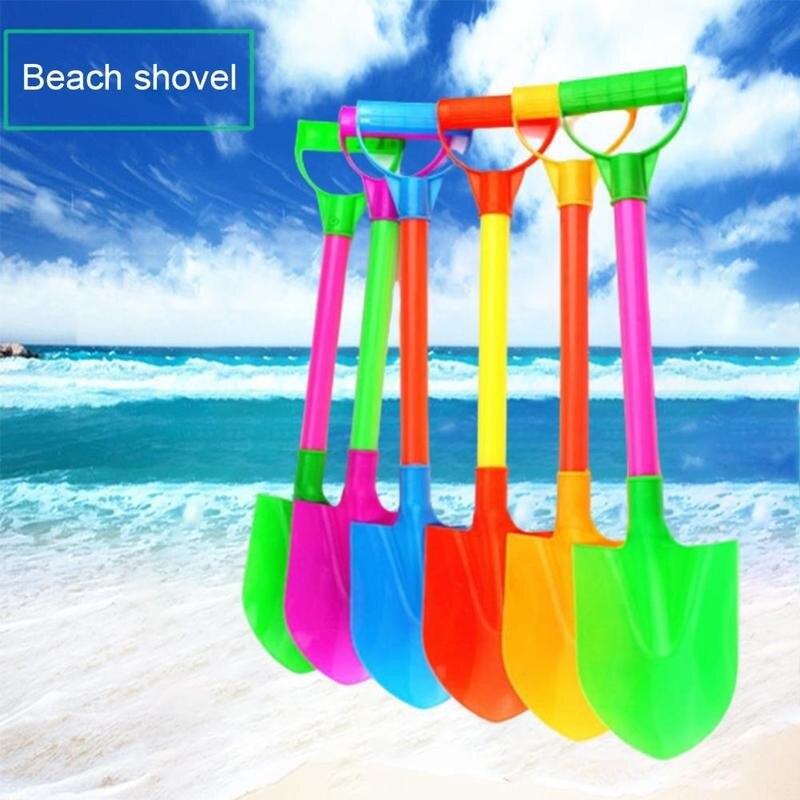 1 Uds. Palas de playa para niños al aire libre herramienta de excavación de arena 48cm pala de excavación de playa de verano pala para arena juguete al aire libre de Color al azar
