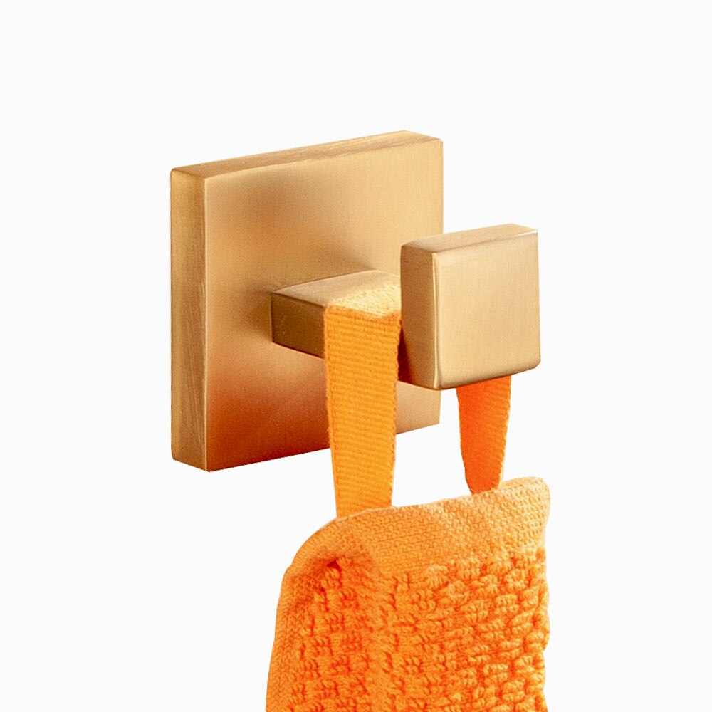 Producto, oro galvanizado, níquel cepillado SUS 304, herraje de acero inoxidable para baño, soporte de papel, barra de toalla, accesorios: Robe Hook