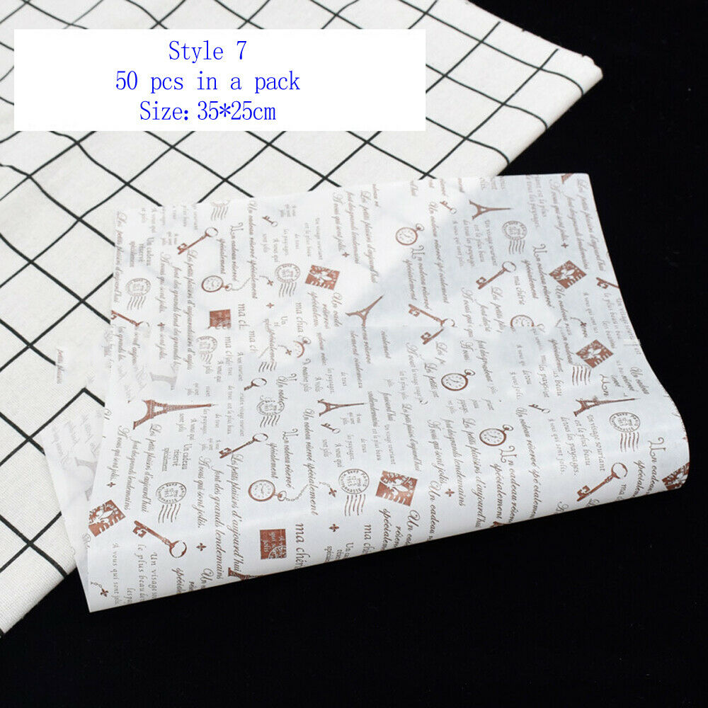 Cake Roll Oil Paper Bread Greaseproof Paper DIY Baking Packaging Paper: 7