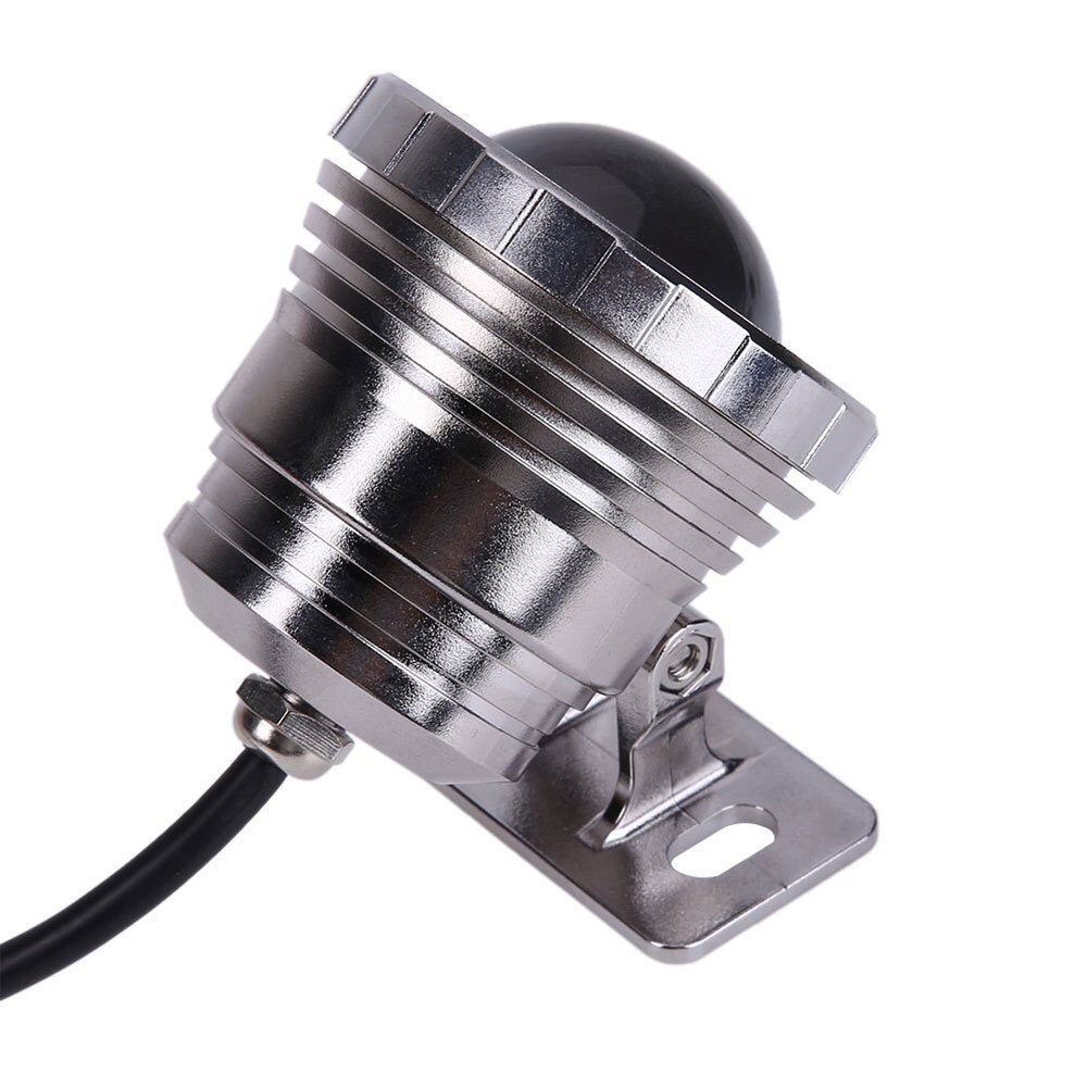 Focos LED subacuáticos de 10W RGB de exterior a prueba de agua, con Control remoto para piscina, fuentes y estanque