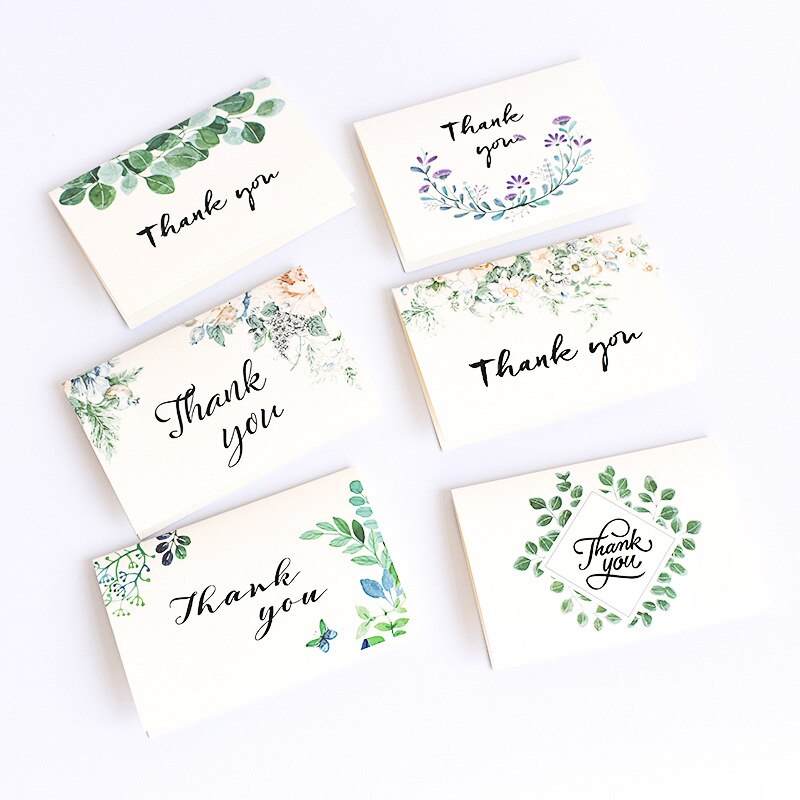 6pcs/lot Retro Rural Greeting Cards Thank You Card with Envelope for Season Mother' Day Blessing Cards AQ120: 003