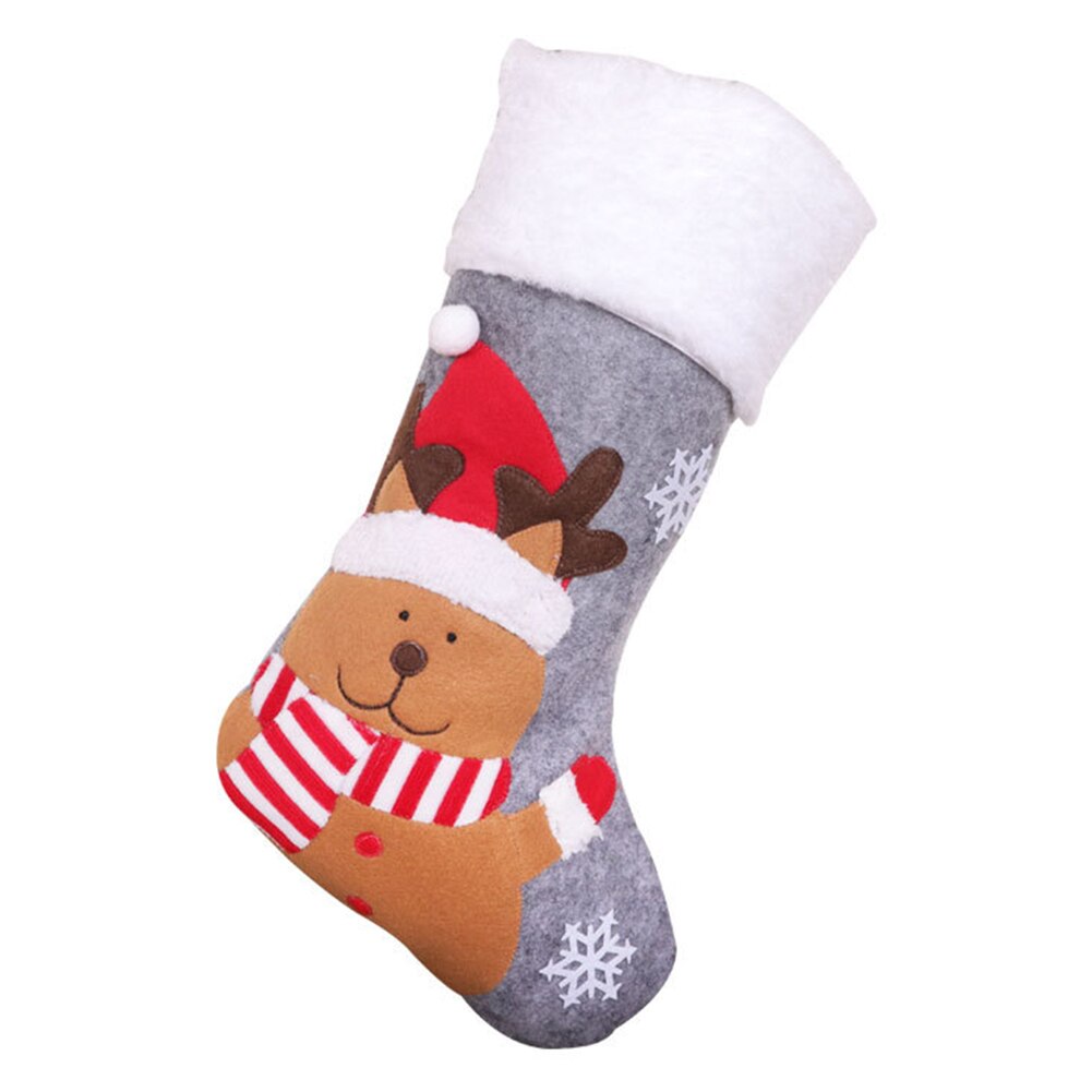 Kerst Ornamenten Grijs Kerstsok Bag Hanger Grote Party Tas Vilt Kerst Zak: C