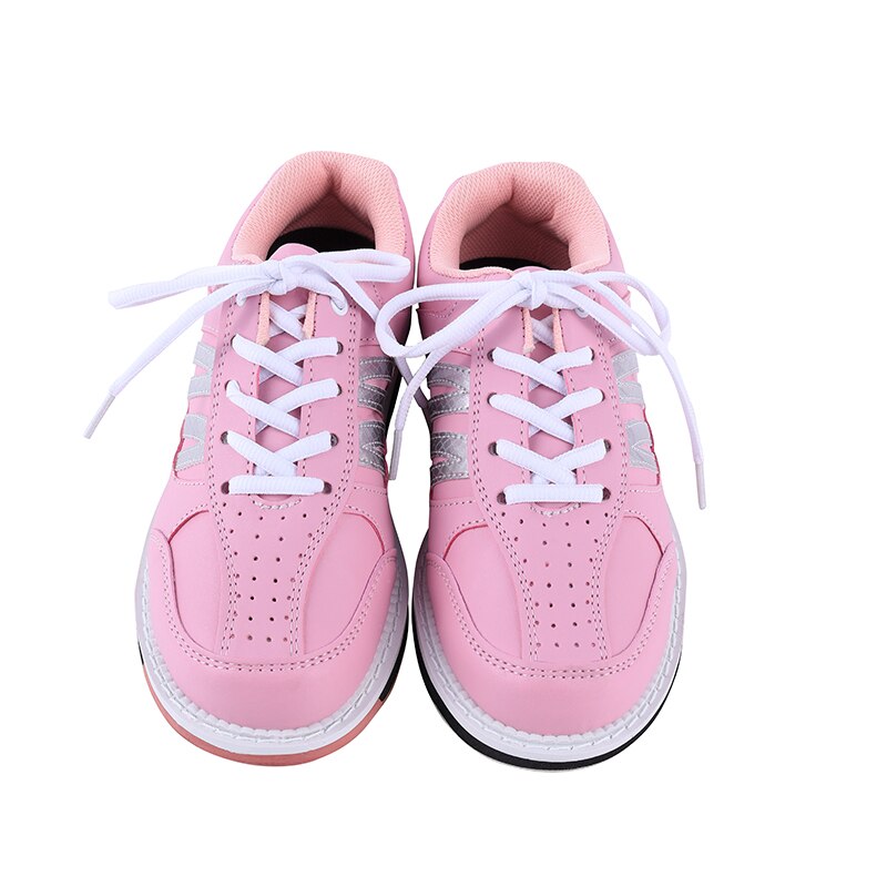 Frauen Professionelle Bowling Schuhe Anti-Schleudern Atmungsaktive Sport Turnschuhe Leder Komfortable Reflektierende Ausbildung Schuhe AA11035