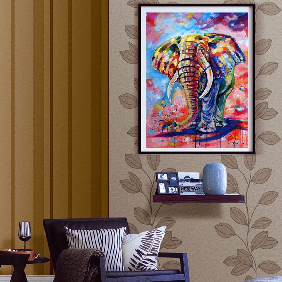 Azqsd oljemaleri etter tall dyr akrylmaling dekor ... – Grandado, image size:960x960