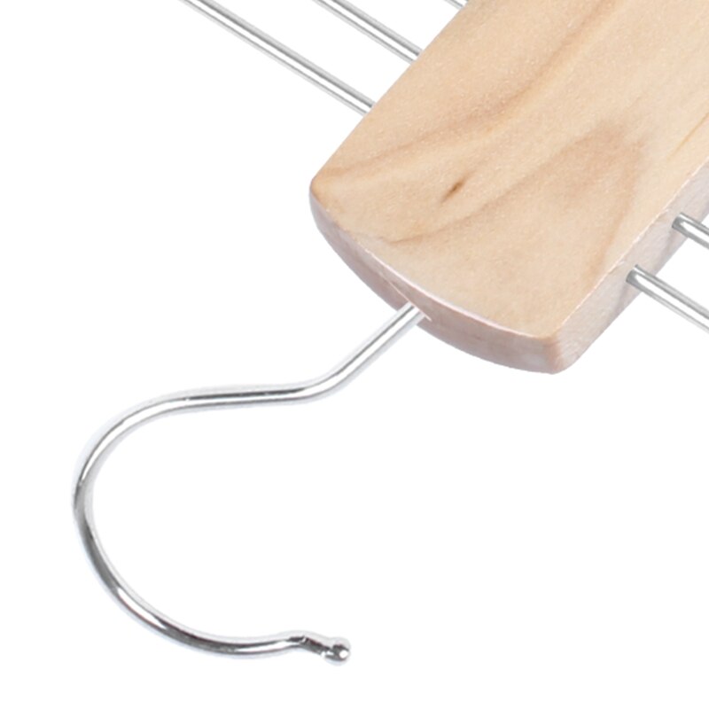 Butik 20 bar træ slips bøjle - tørklæder & bælte rack organizer