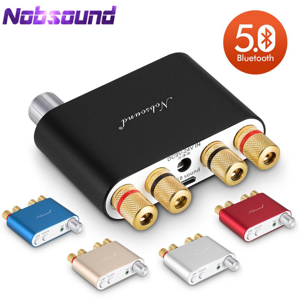 Nobsound NS-10G TPA3116 Bluetooth 5.0 Mini 50W*2 Digital Amplifier Stereo Hi-Fi Power Amlifier 5 Colors