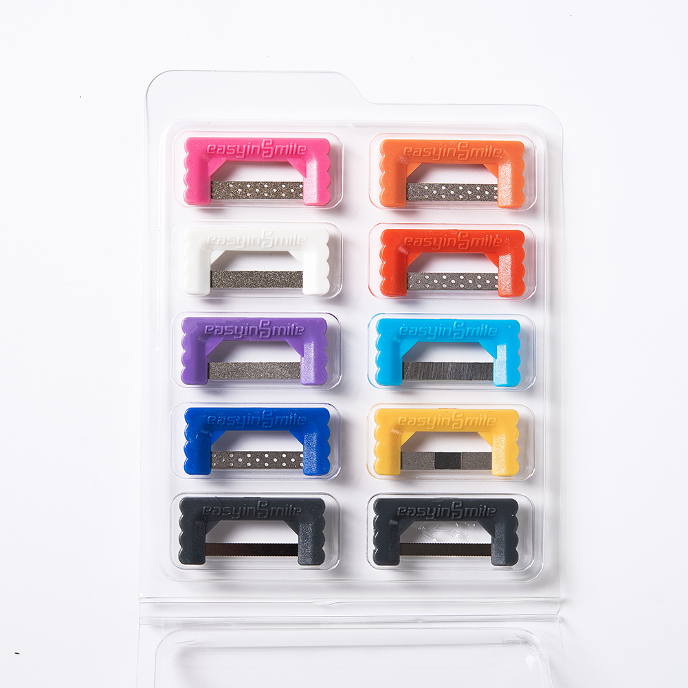 EASYINSMILE Dental Strips Orthodontic Interproximal Enamel Reduction IPR Plus Polishing Kit Oral Molar Adjacent Hand Use: IPR Plus KIT 4201002