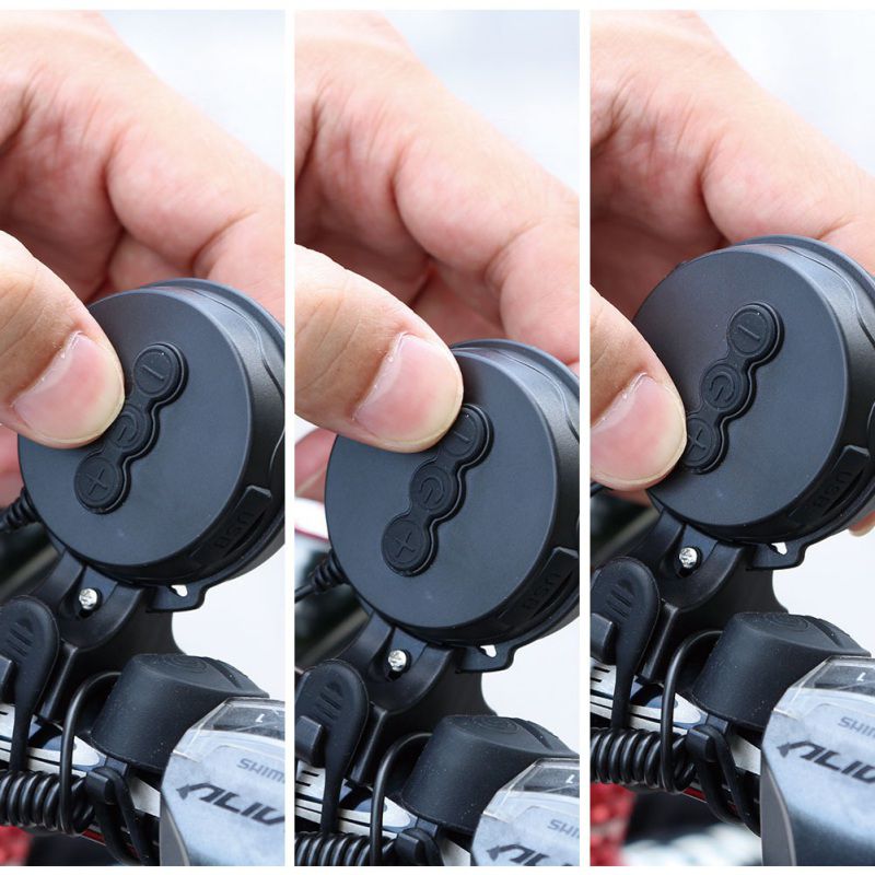 Onewell mini elektronische claxon auto-accessoires fiets elektronische claxon volume instelbaar voor elektrische fiets