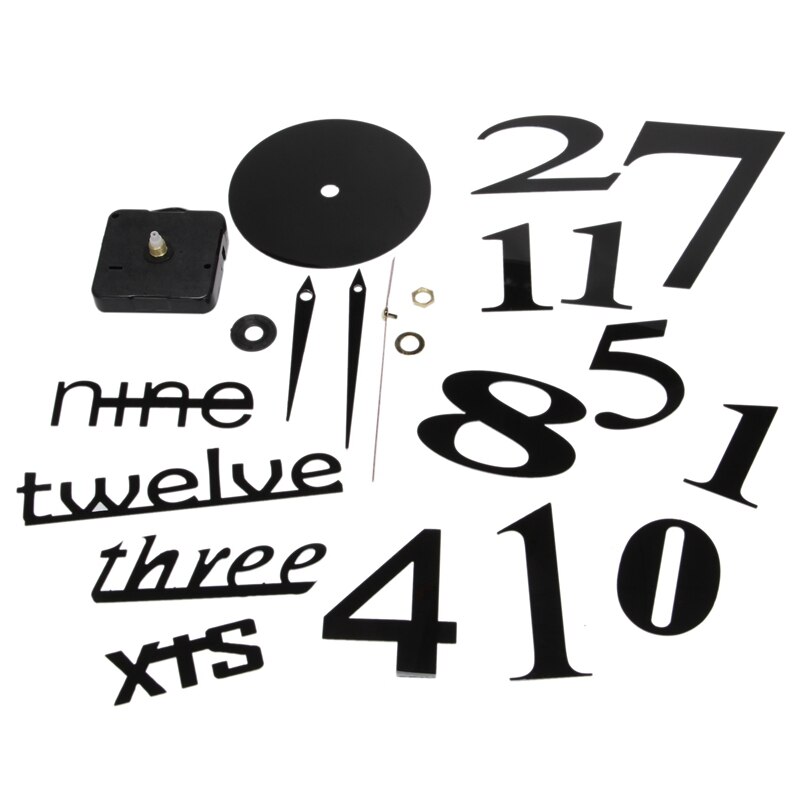 3D Grote Wandklok Spiegel Sticker Grote Horloge Sticker Home Decor Uniek Cadeau Diy