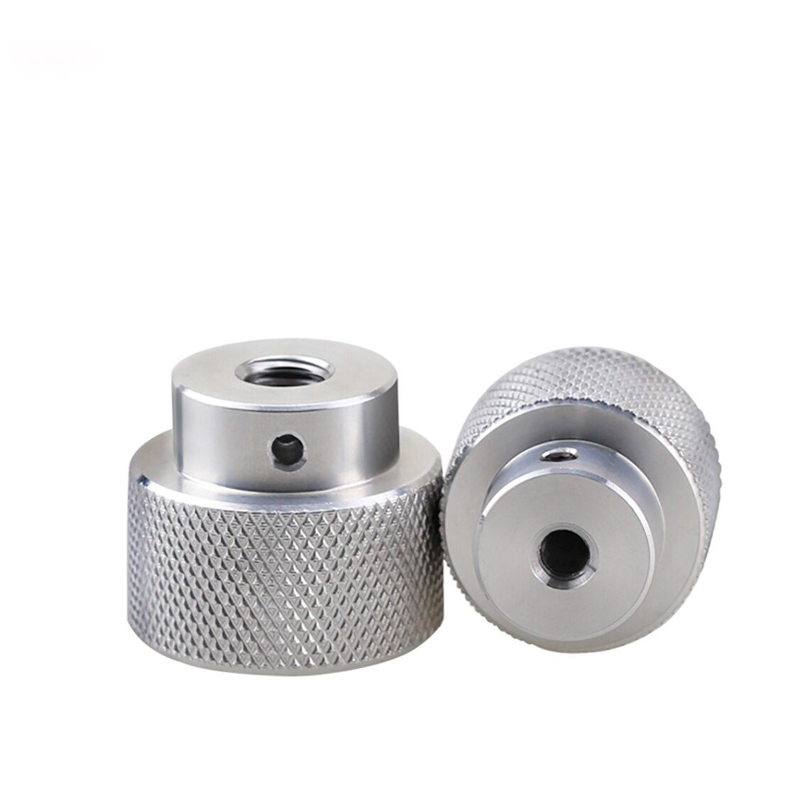 1Pcs Knurled Thumb Nuts With Side Hole Aluminum Alloy Hand Grip Knobs Step Nut M6 M8 M10 M12