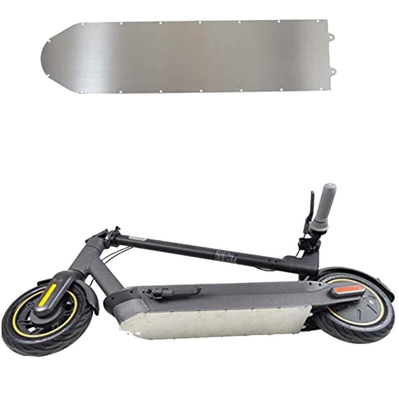 Elektrisk scooter chassis aluminiumsbeskyttelse metal beskyttelsesplade rustning batteri bunddæksel til ni bot max  g30