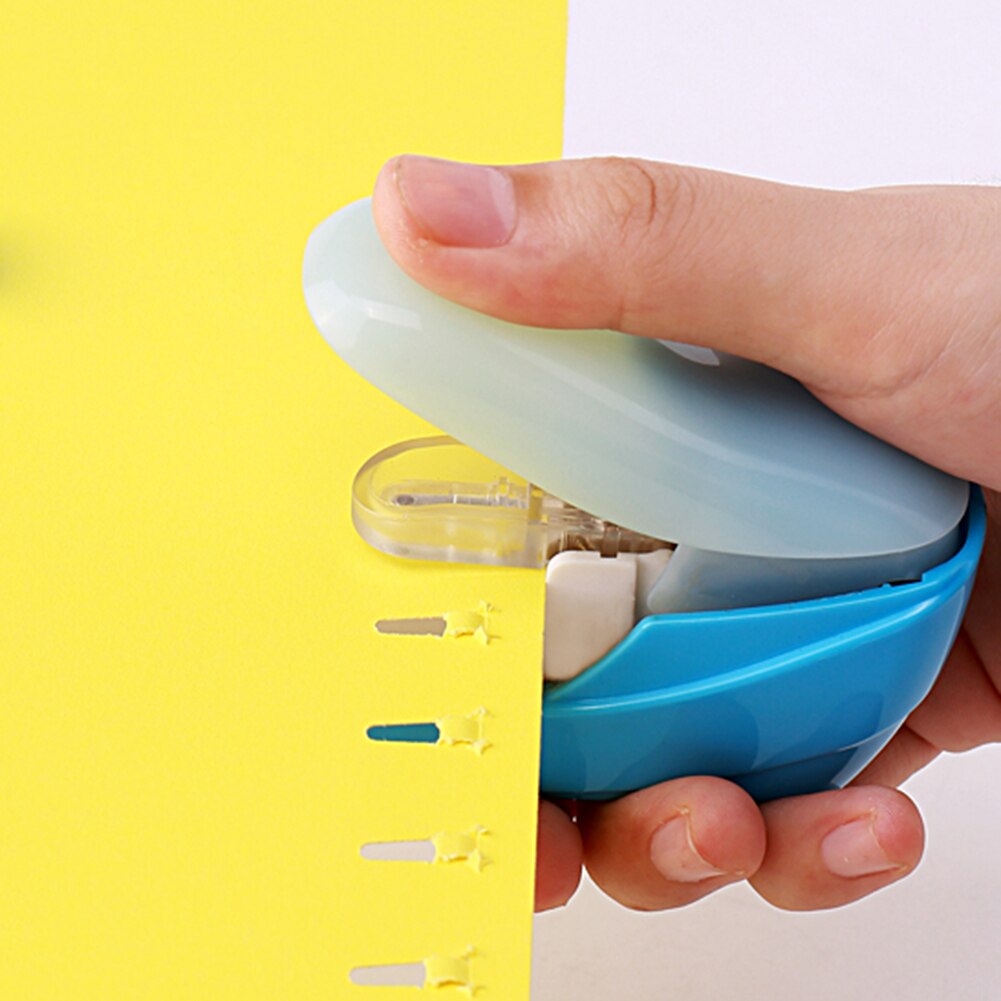 Book Stapler No Nails Stapling Machine Mini Cute No Staples required Stapleless Stapler Paper Stapling Stapler Stationery
