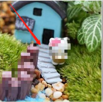 Micro landscape Stone Stairs Miniature Fairy Garden Home Houses Decoration Mini Craft Micro Landscaping Decor DIY Accessories: 14