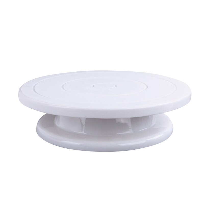 Plastic Cake Plate Turntable Rotating Anti-skid Cake Stand Cake Decorating Rotaring Table Cake Spatula DIY Baking Kitchen Tool: Ordinary models