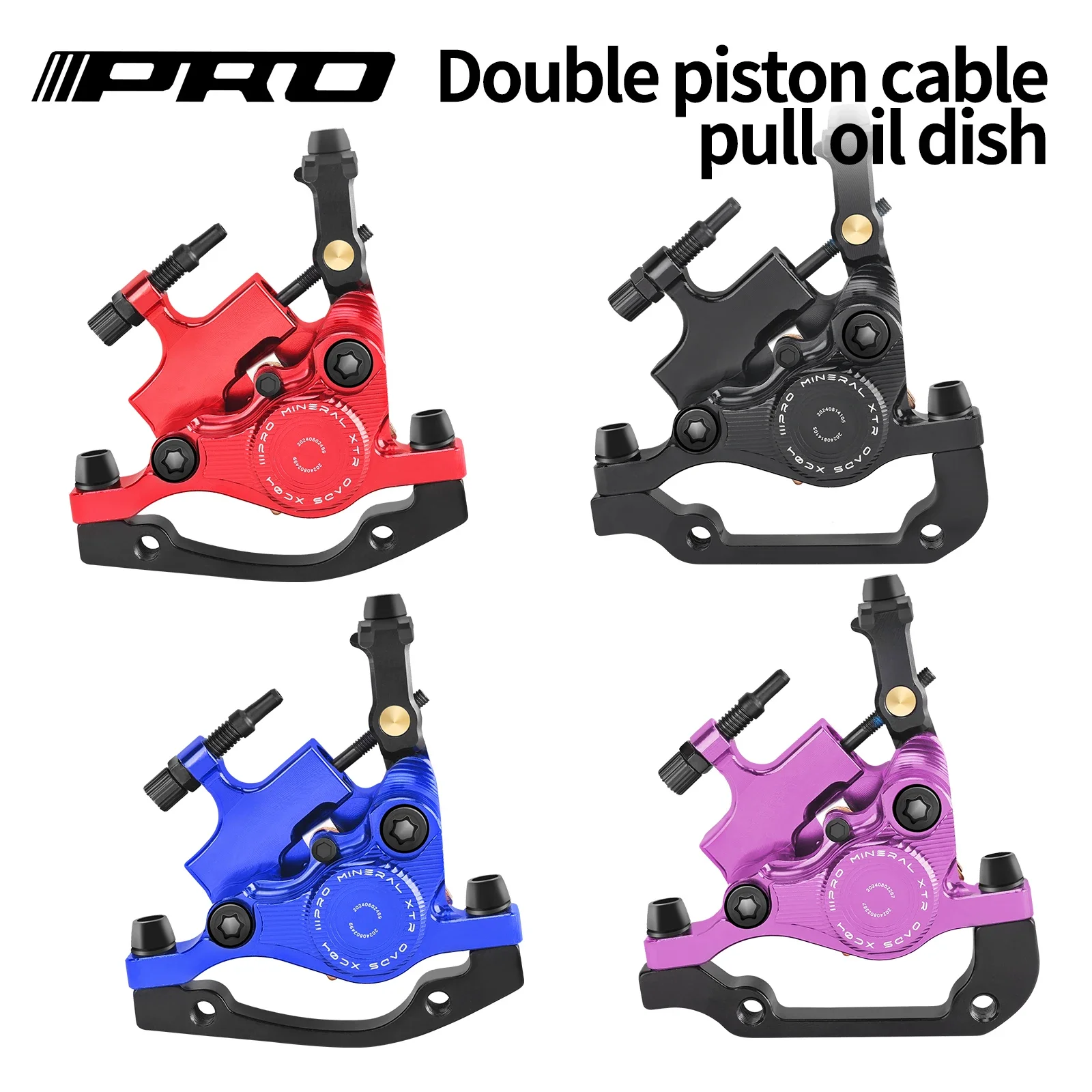 IIIPRO XC04 étrier de frein à disque de VTT à double Piston IS/PM hydraulique vtt ligne de vélo tirant le frein à disque