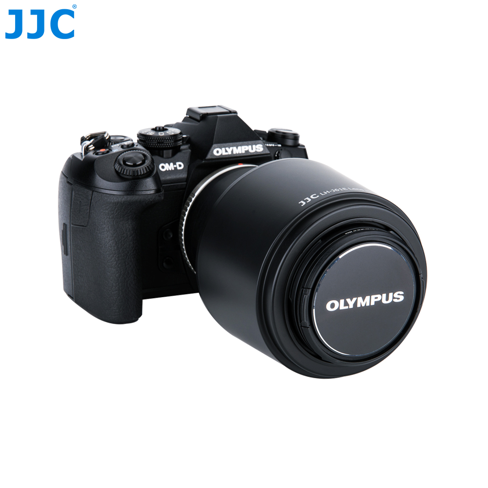 Jjc Zonnekap 58Mm Voor Olympus M. Zuiko Digital Ed 75-300Mm F/4.8-6.7 Ii Lens Vervangt LH-61E