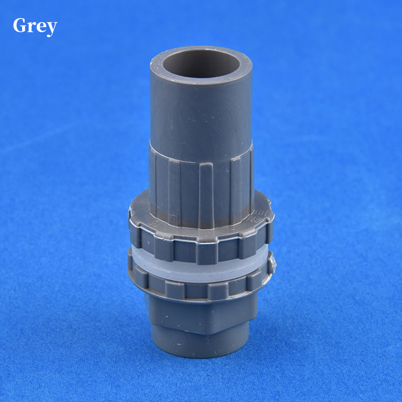 16 ~ 50 mm weißes PVC-Aquarium-Ablaufgelenk 90 ° Ellenbogen Entwässerung Anschluss Garten Bewässerung Aquarium Überlauf Wasser Versorgung Rohr Teile: Silber / 3/4''