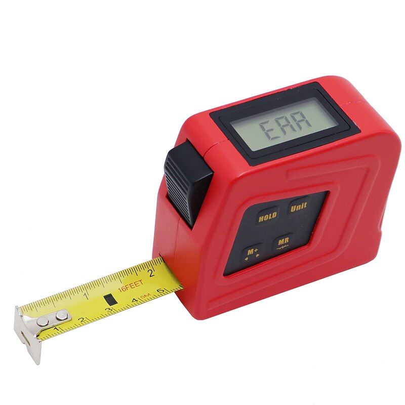 5m/16ft Portable Digital Measure tape with LCD Display Measuring Tape Accurately Electronic Steel Measure Metric Gauging Tools