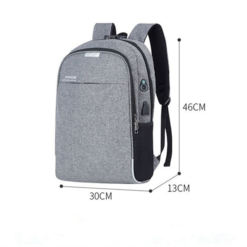 Scione Anti-theft Bag Men Laptop Rucksack Travel Backpack Men Large Capacity Business USB College Student School Shoulder Bag