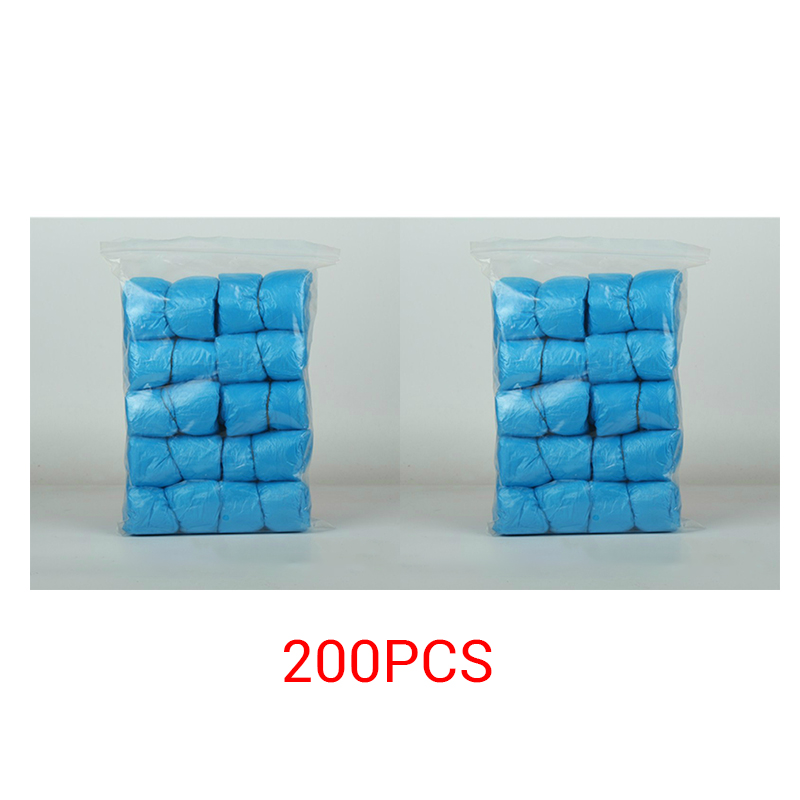 Máquina automática de cubre zapatos inteligente, herramienta para cobertura de zapatos y pies, a prueba de agua, desechables, dispositivo organizador de zapatos: 200pcs Shoe Cover