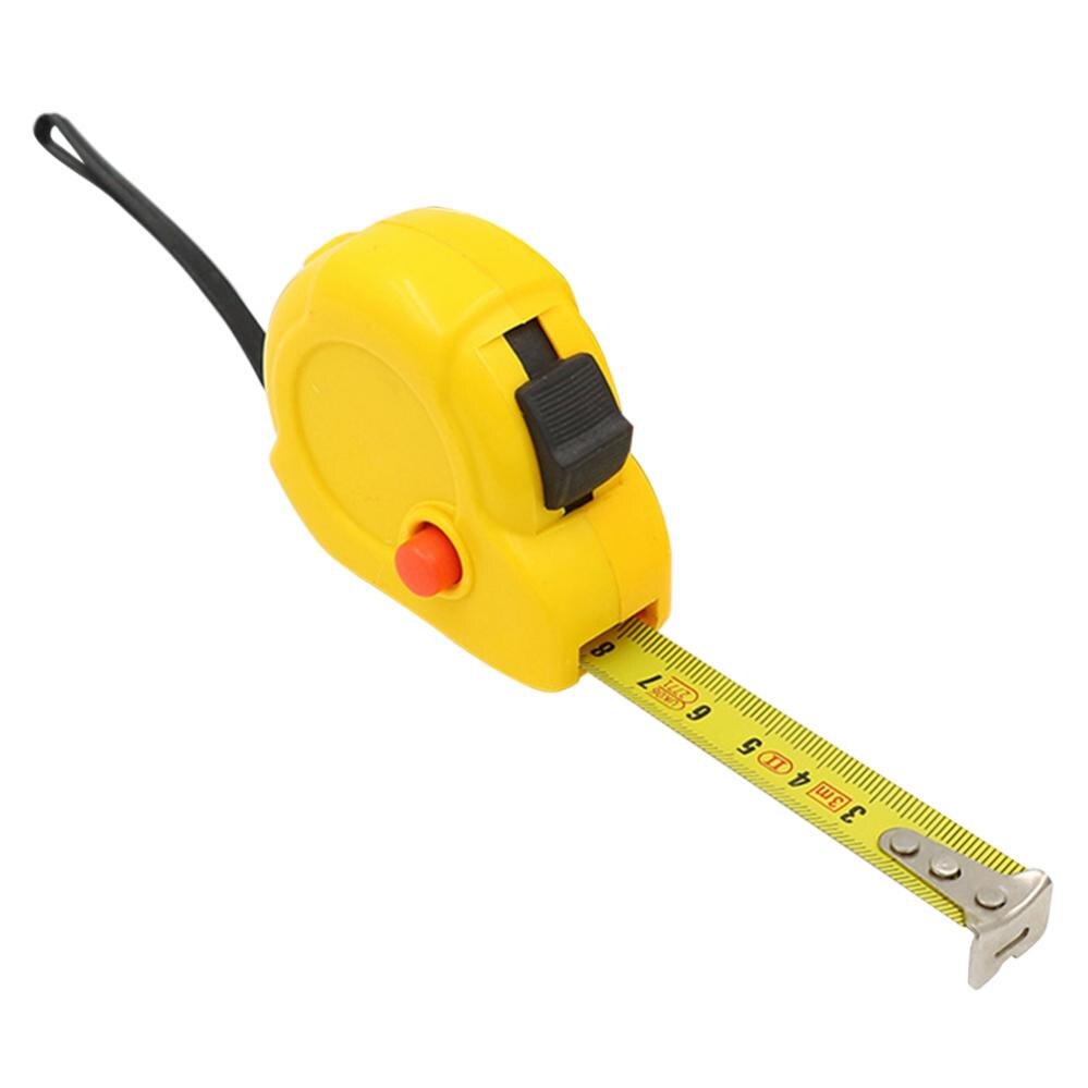 Stainless Steel Tape Measure Meter 3m Thickened Self-locking Rubberized Woodworking Tool Pull Ruler Metric Tape Measuring Tool: Default Title