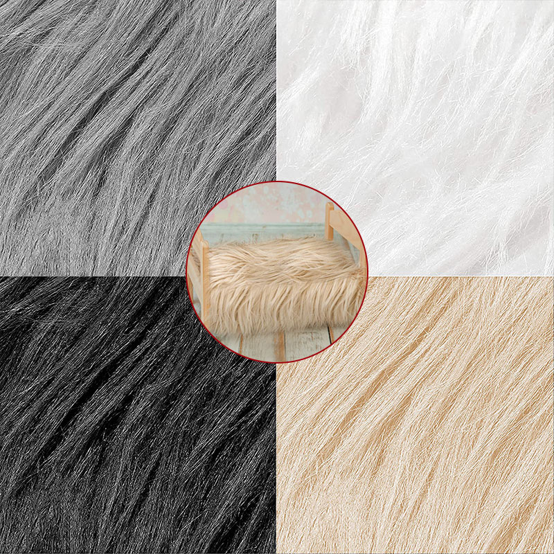 25cm*25cm Soft Artificial Fur Patch Faux Fur Fabric For DIY Handmade Sewing Cloting Costume Chair Cover Patches Decoration