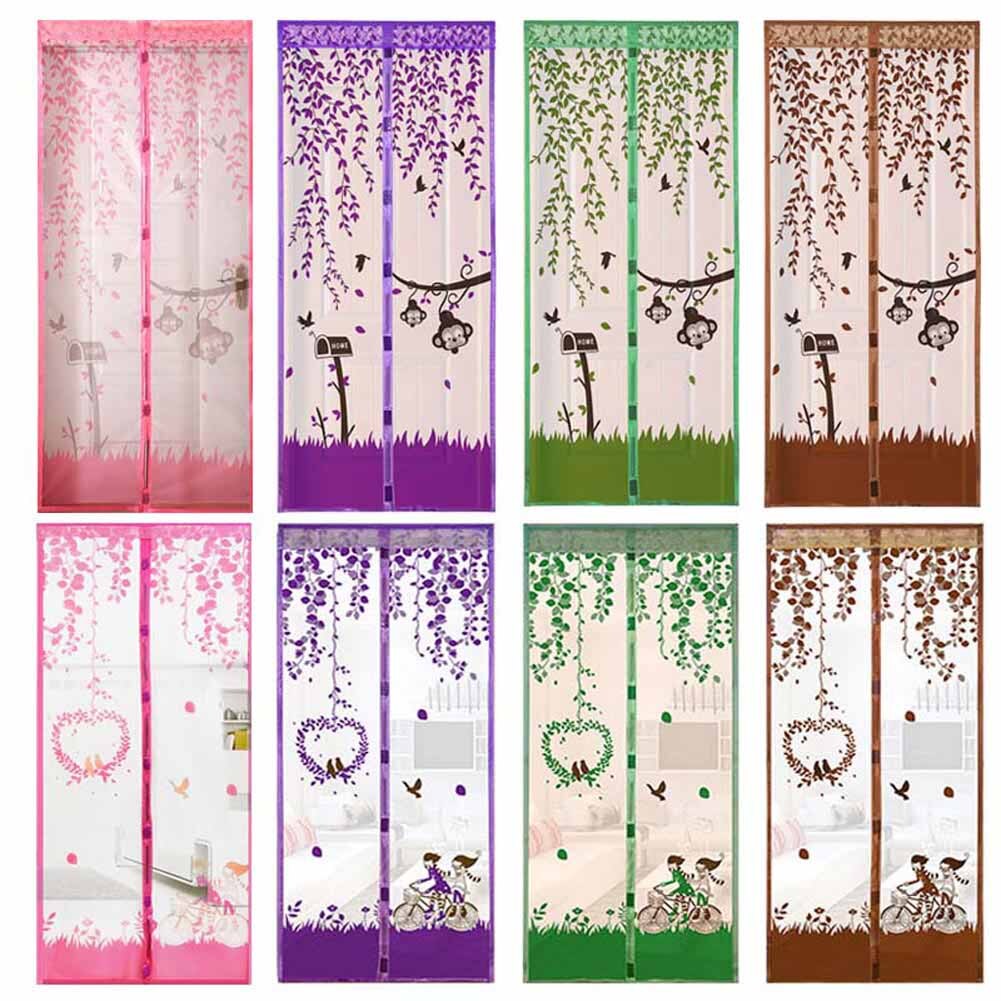 Home Magnetic Curtains Mosquito Net On Door Window Mesh with Magnets Insect Screen SER88
