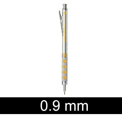 Japan Pentel GraphGear 1000 Automatic Pencil Mechanical Metal Retractable Tip Drafting Pencils School and Office Supplies: 09mm