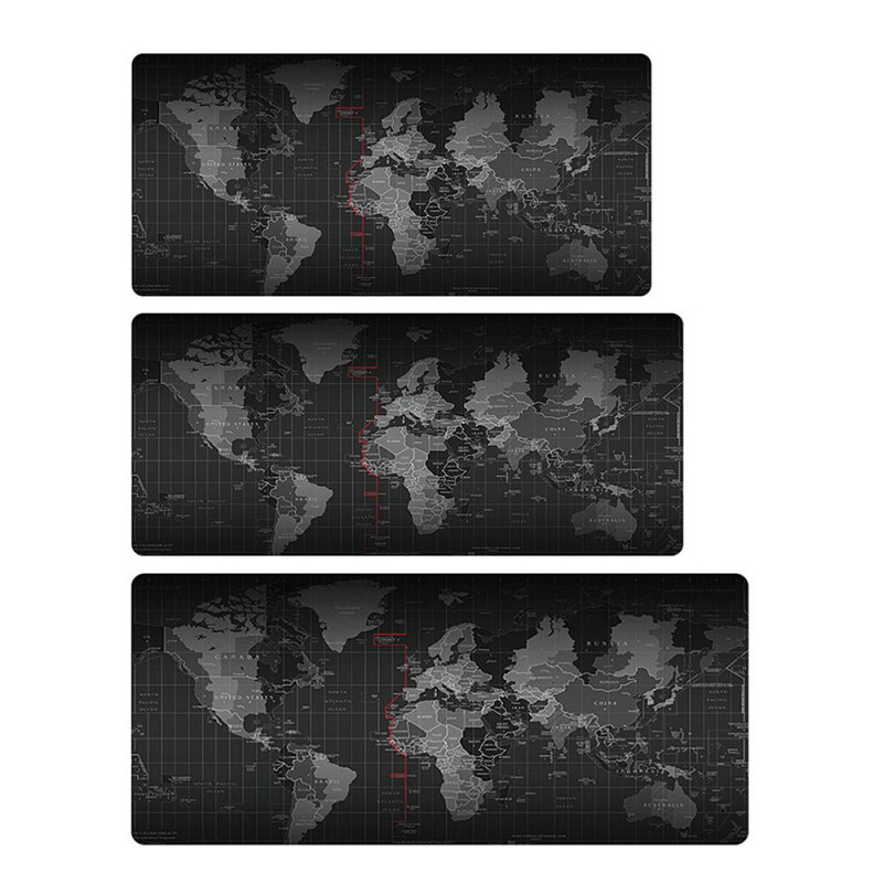 Gaming Mouse Pad Large Mouse Pad Gamer Big Mouse Mat Computer Mousepad World Map Natural Rubber Mause Pad Keyboard Desk Mat Game