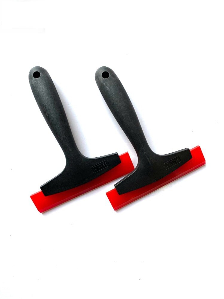 Bil tapet folie verktøy svart håndtak biff seneskrape silikon myk visker glass visker kort håndtak biff seneskrape