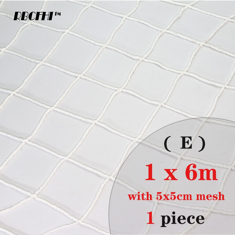 Rbcfhi trädgård växtskydd nät barn trappskydd nät balkong anti-fall nät anti-katt nät nylon nät klätternät: 1 x 6m ( mesh 5 x 5cm)