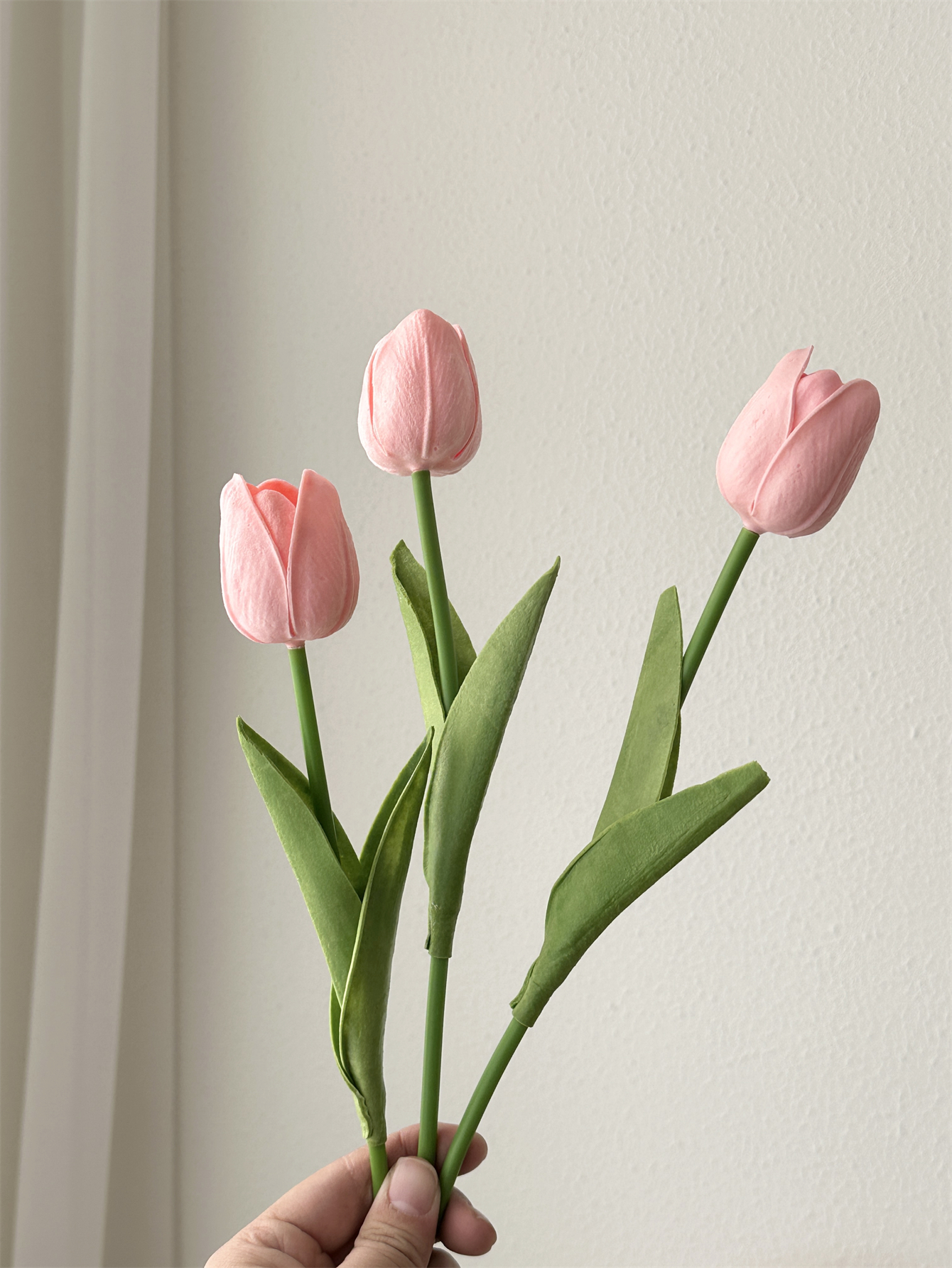 Tulip imitation flower home decoration decoration floral art bedroom decoration immortal bouquet: MULTI