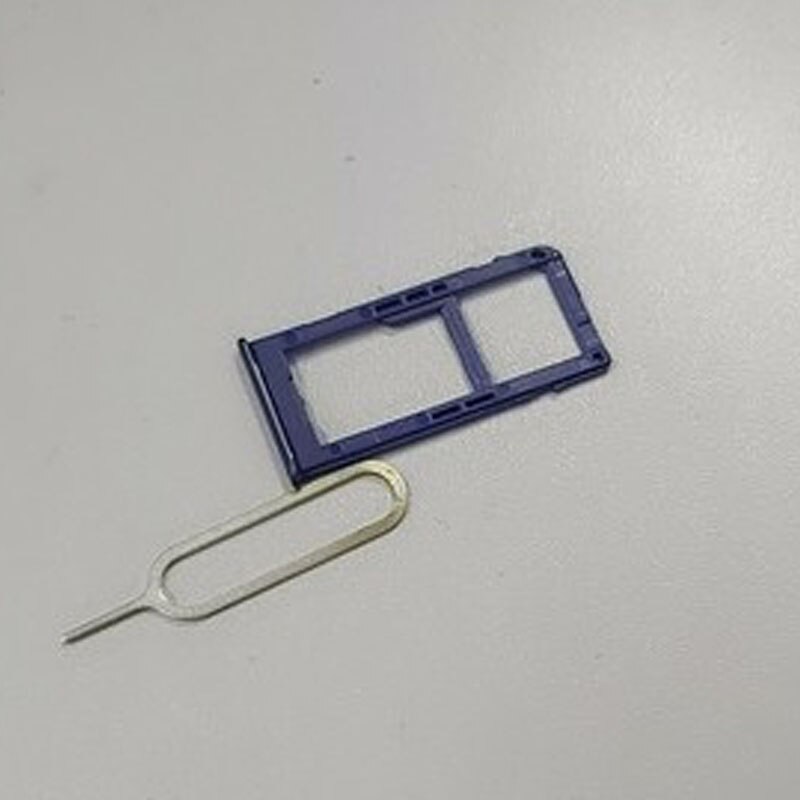 Für Samsung Galaxis A60 Dual Einzelne SIM Karte Tablett Halfter Slot SD