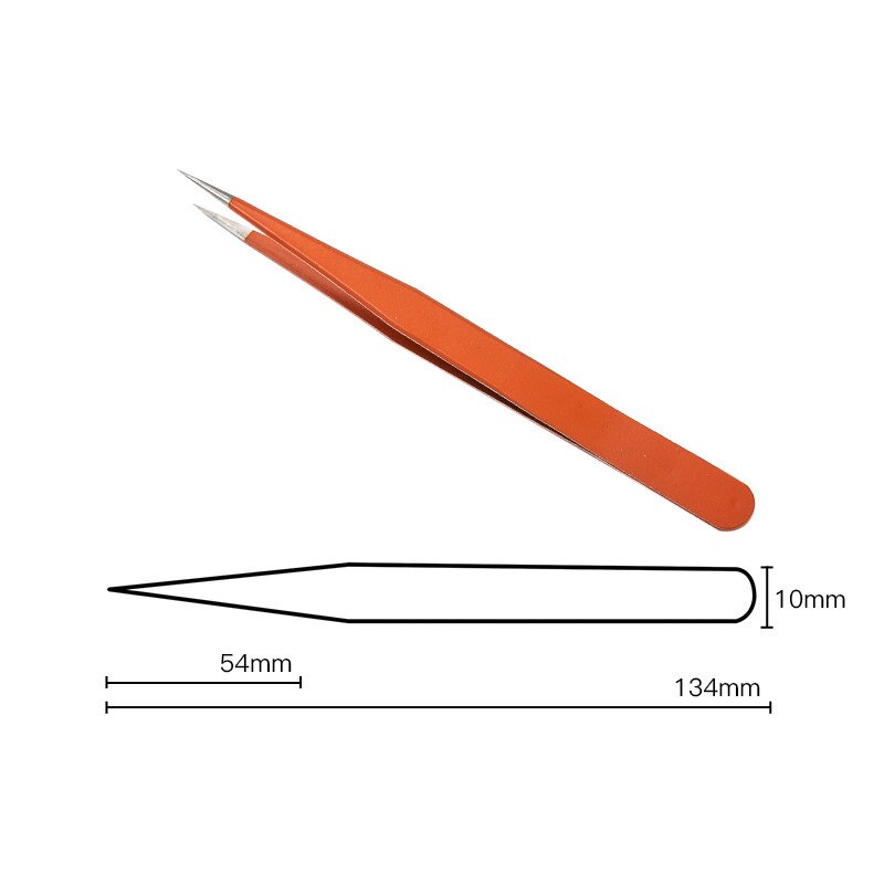 Macaron Kleur Roestvrijstalen Pincet Diy Scrpabooking Tape Sticker Gebogen Tool Thuis Werken Model Making Hand Tool: G