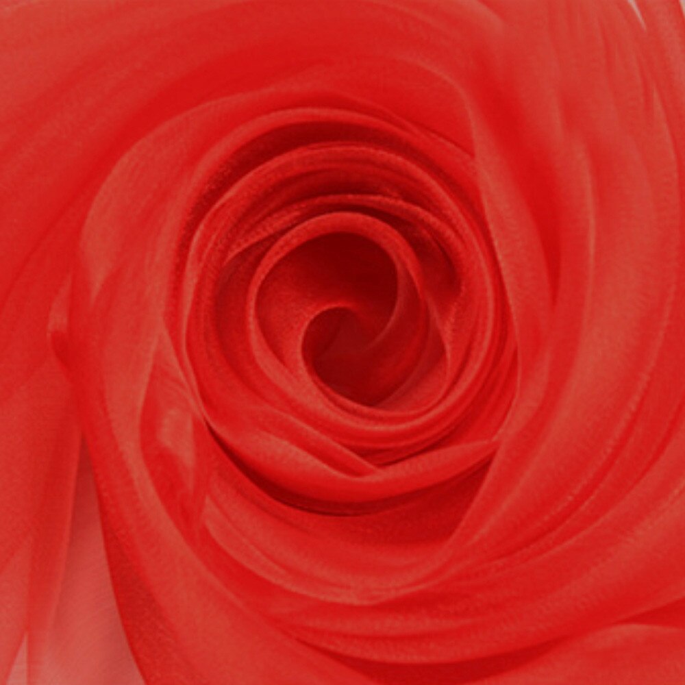Organza-tejido puro de Organza para decoración de fondo de boda, productos textiles para el hogar, 500CM x 48CM, decoración de habitación