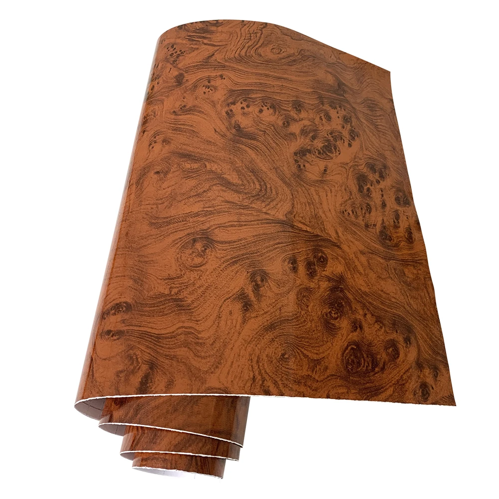 PVC Wood Grain Car Vinyl Wrap Film Textured Self-adhesive Universal Interior Stickers DIY Wallpaper Furniture Car Accessories: M