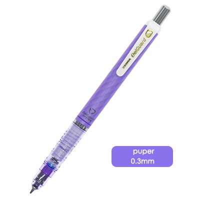 Lápis mecânico zebra delguard, lápis para escola, 1 peça, anti-quebra, núcleo mecânico, de alta qualidade