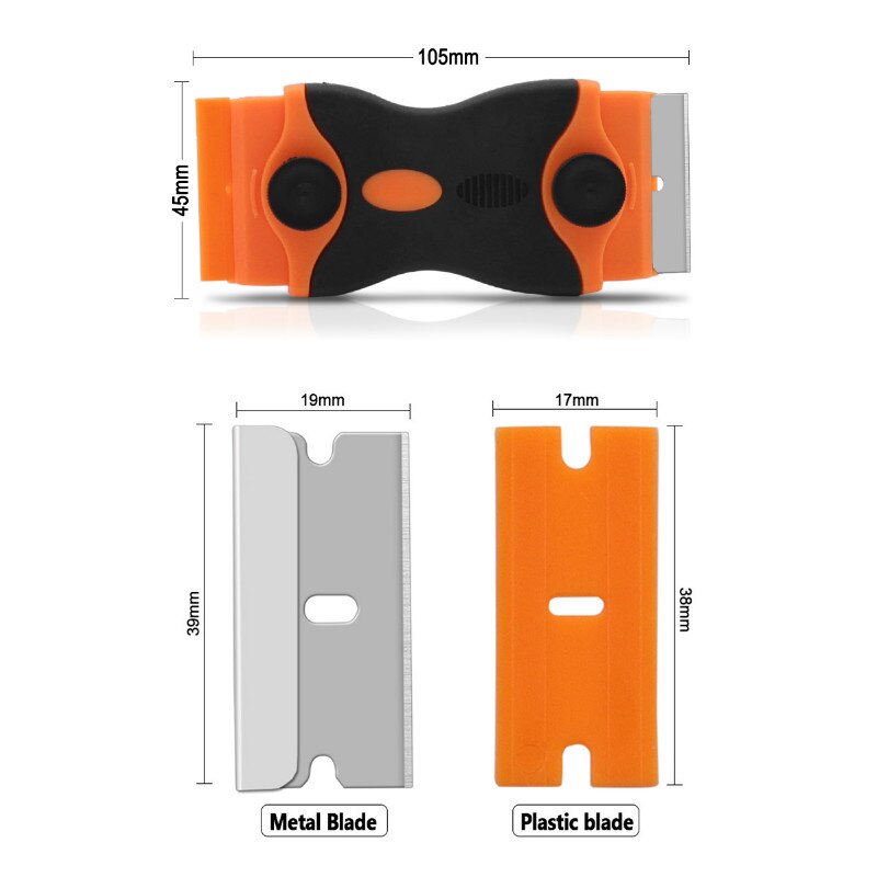 Plastic Handle Tinting Tool Razor Scraper Ceramic Glass Oven Window Spatula Flooring Tools Squeegee Clean Vitroceramica Scraper