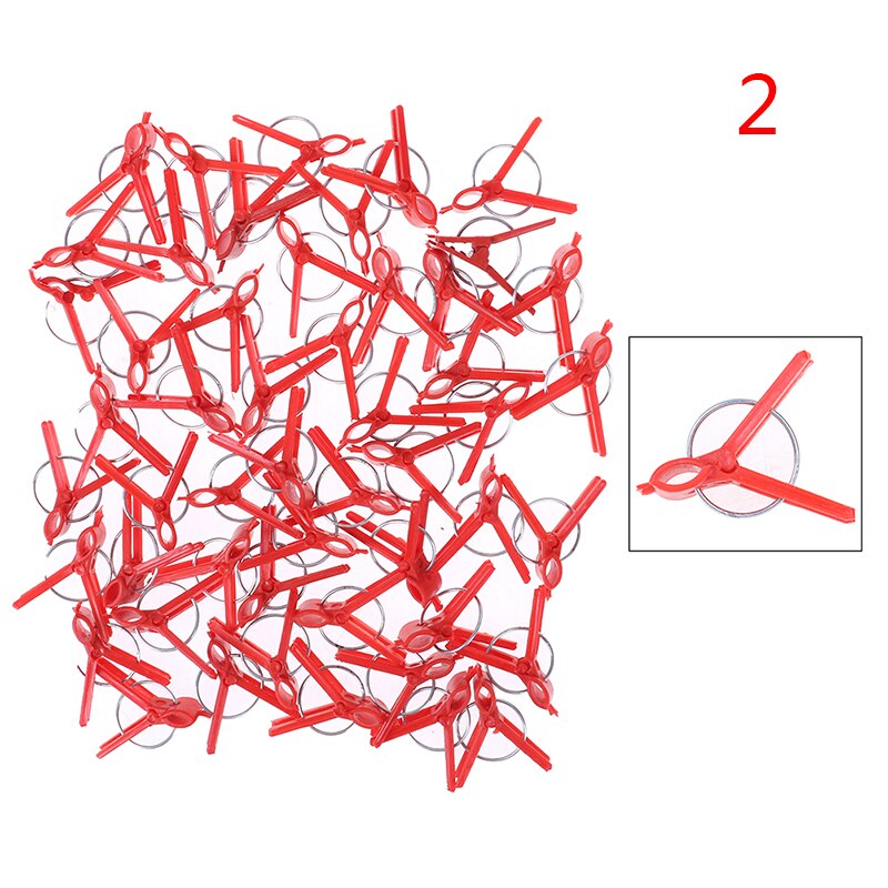 100 stuks duurzame kunststof entclips voor tuingroenten, bloemen, tomaten, wijnstokken en planten: N2