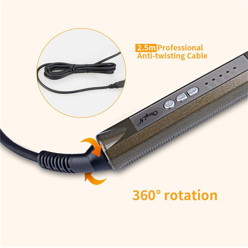 Professionele Salon Keramische Haar Krultang 360 Rotating Curler Hair Krultangen 28 Mm Grote Golf Haar Krultang Styling Tools 48