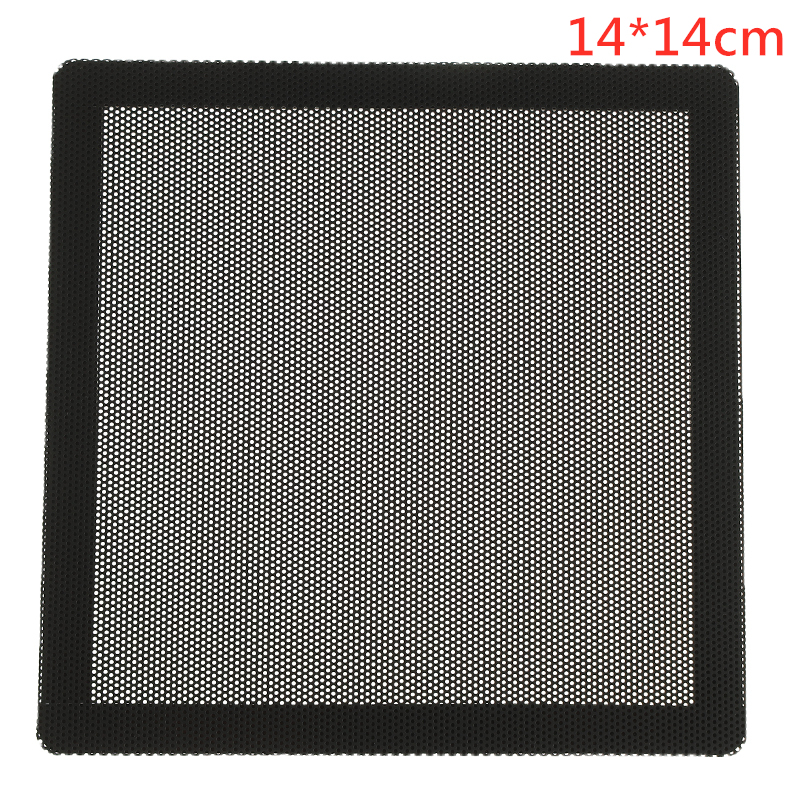 5 size PC Case Cooling Fan Magnetic Dust Filter Mesh Cover Computer Guard Antidust Net 12*12CM/14*14CM/12*24CM/14*28CM/12*36CM: 14x14cm