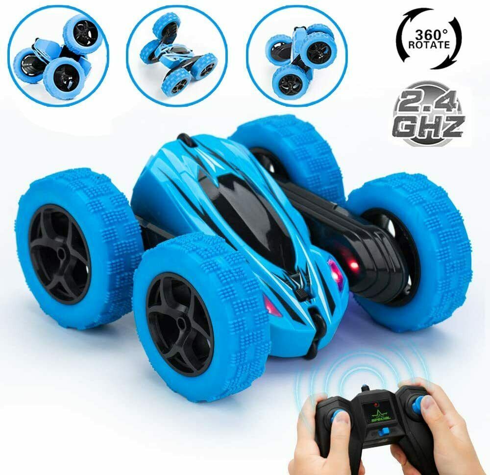 Remote Control Car, 360° Rotate Stunt Car RC 4WD High Speed Off-Road Kids Toy