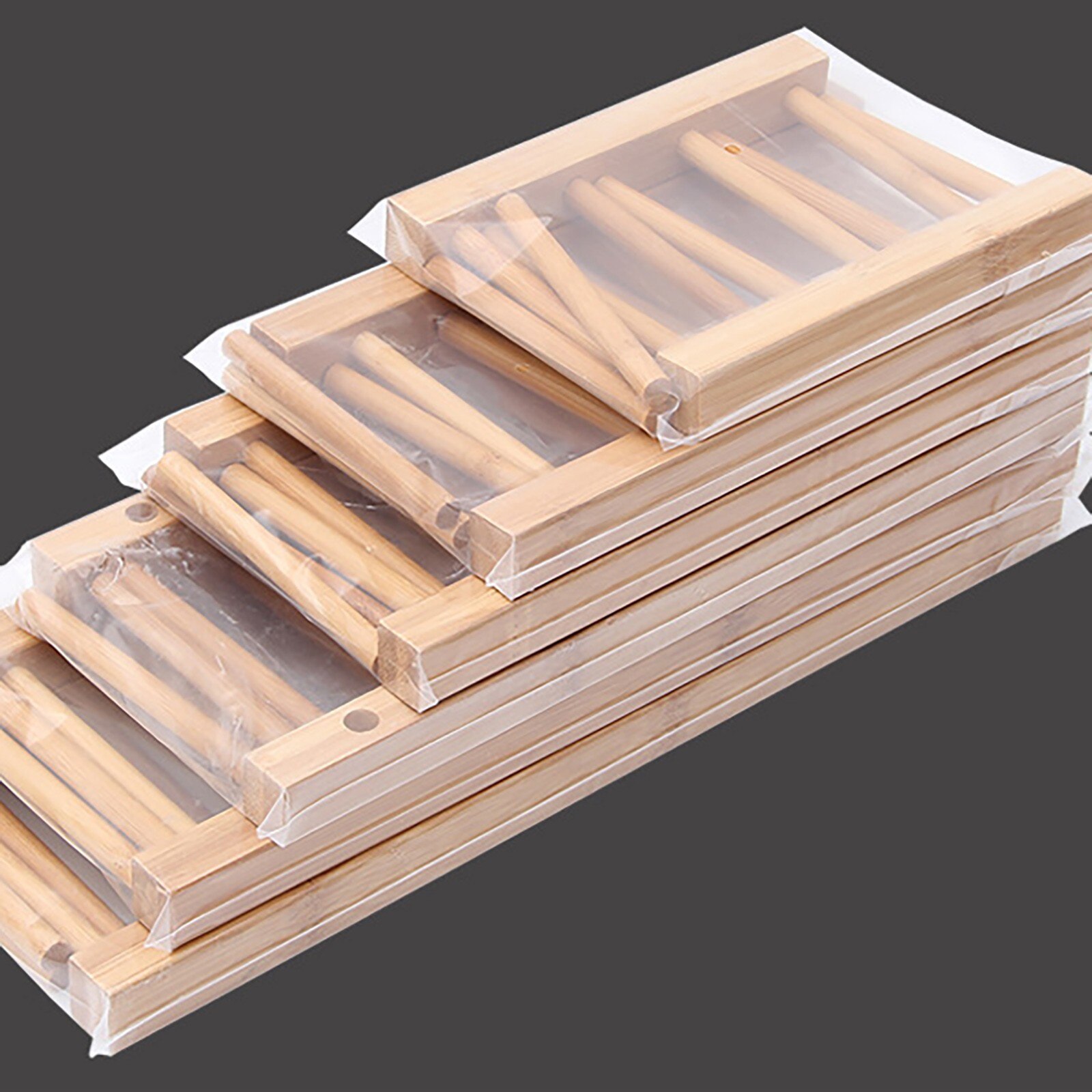 Layer Bamboo Dish Rack Drainboard Drying Drainer Storage Holder Stand Kitchen Cabinet Organizer For Dish/ Plate/ Bowl/ Cup #T2P