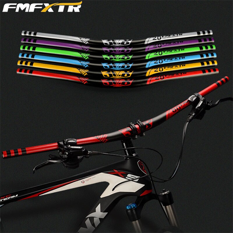 Aluminiumlegering fietsstuur mtb xm dh downhill racefiets stuur stijging stuur 10 graden backsweep 31.8*720/780mm