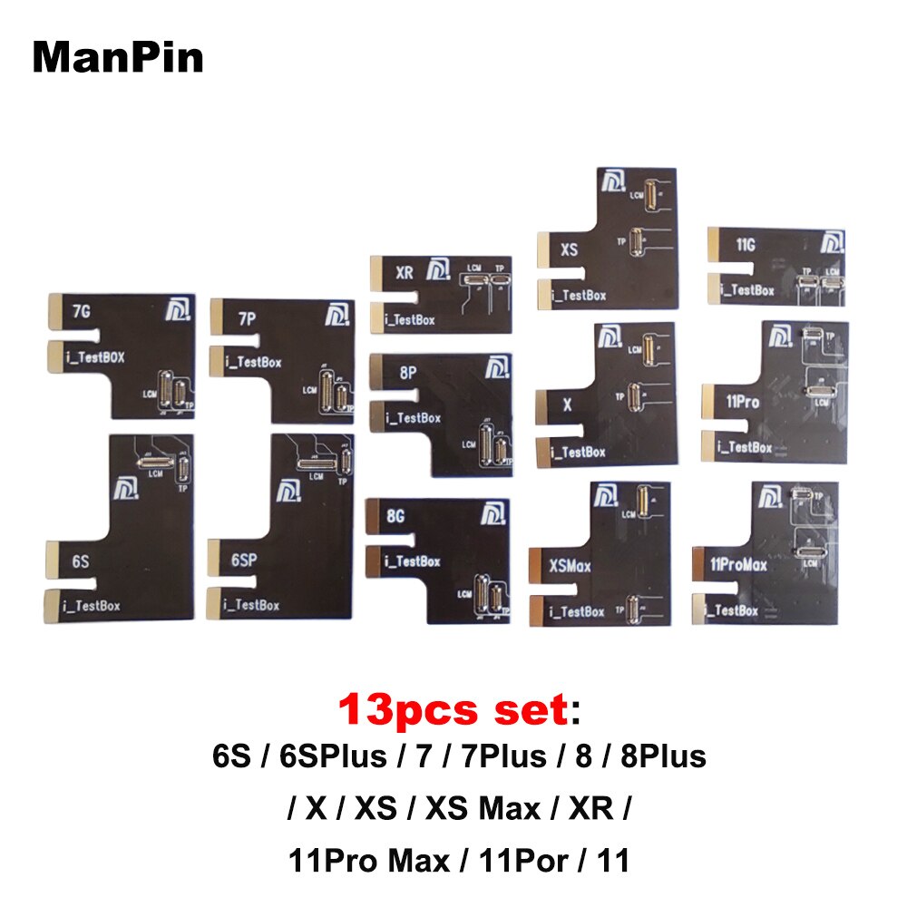 Flex Cable For iPhone 12 Pro MAX Mini 11 XS X 8 7 6S Plus DL S200 LCD Screen Tester Ambient Light Sensor True Tone 3D Touch