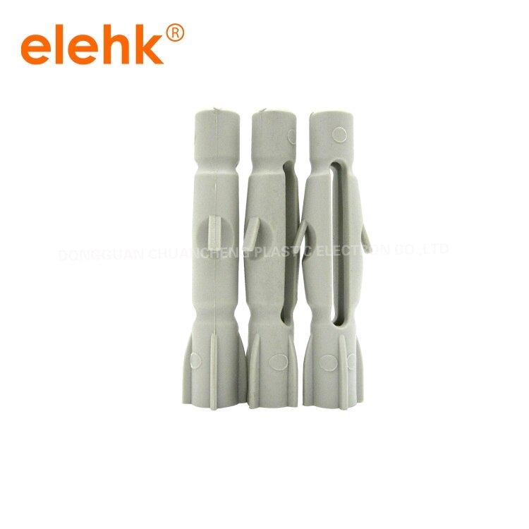 100PCS 8x50 PLASTIC HOLLOW ANCHOR HAMMER DRIVE ANCHORS NYLON MATERIALS SCREW SIZE(4.5-5)